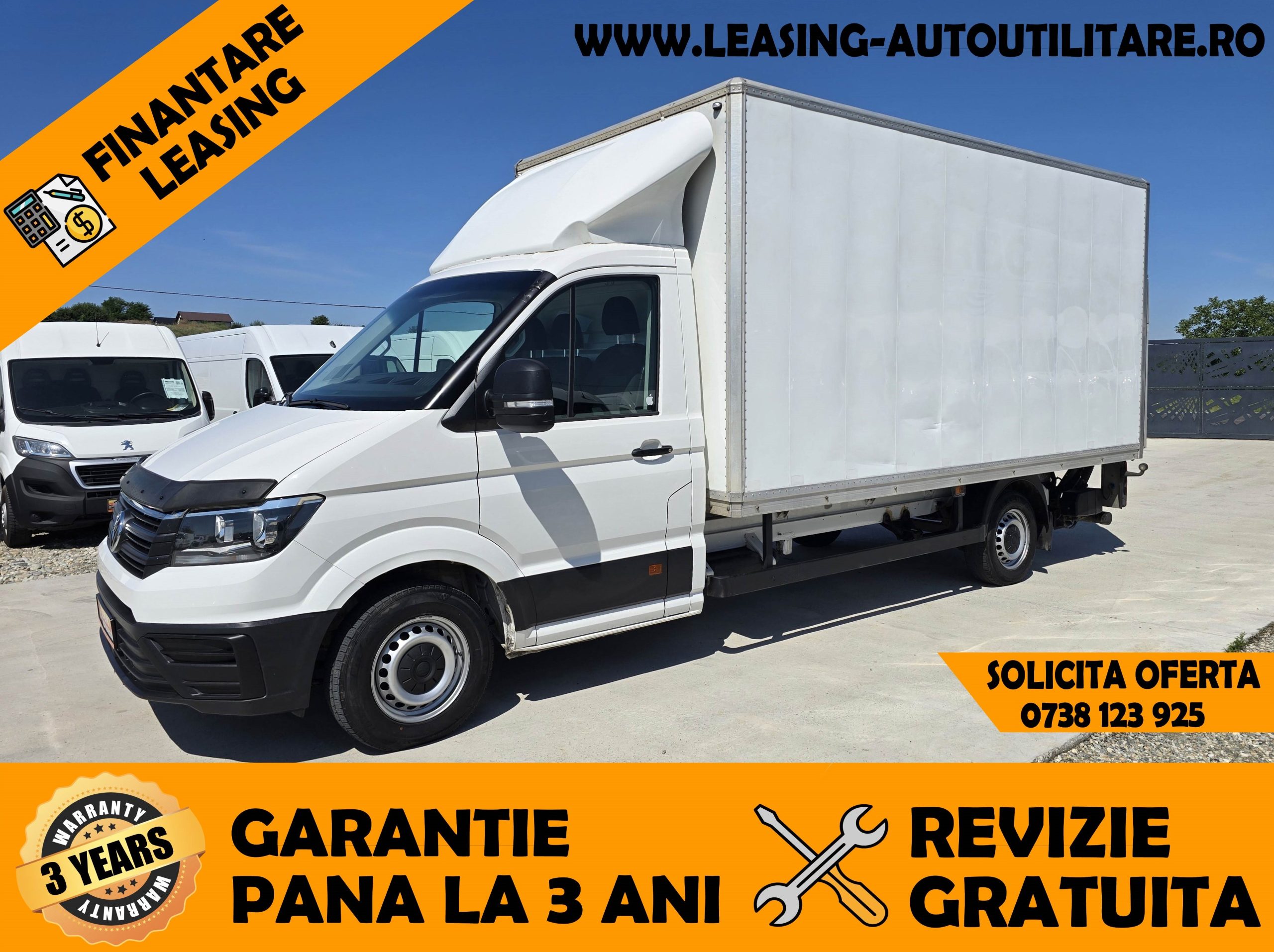 VOLKSWAGEN CRAFTER KOFFER L=4.40m Cu LIFT Hidraulic