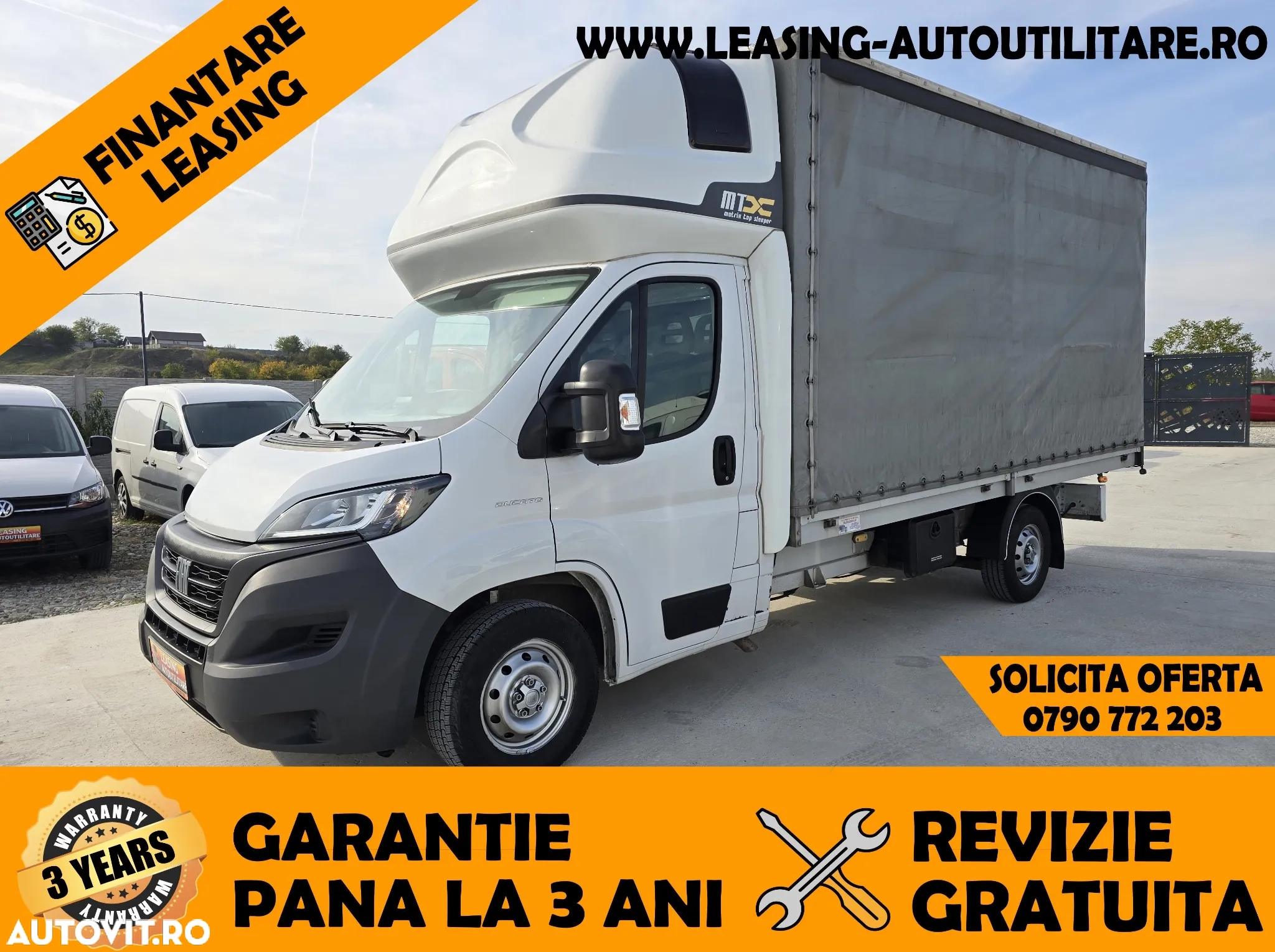 FIAT DUCATO PRELATA + CABINA DE DORMIT
