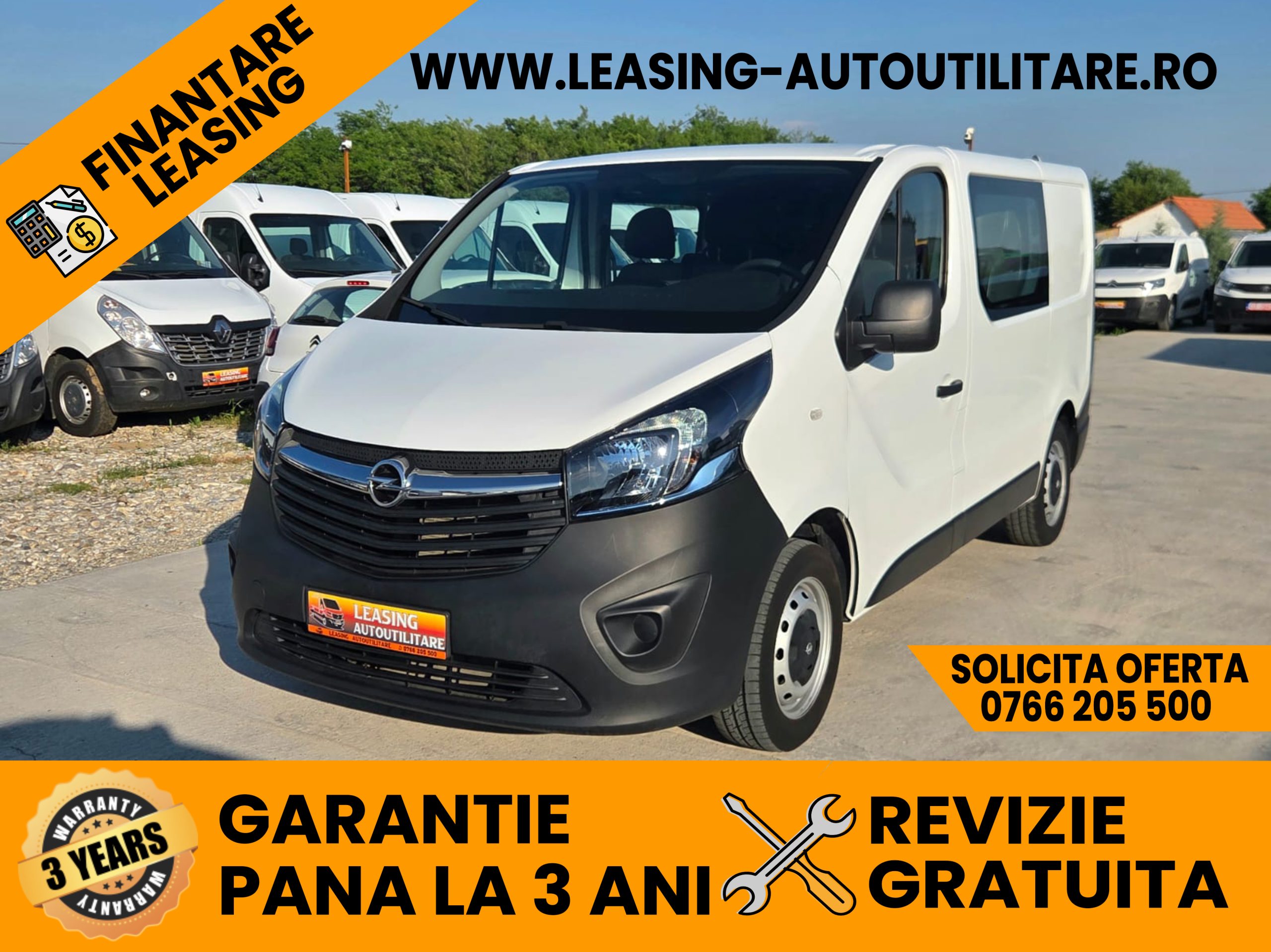 OPEL VIVARO DOKA 6 LOCURI+DUBA 7 UNITATI IN STOC