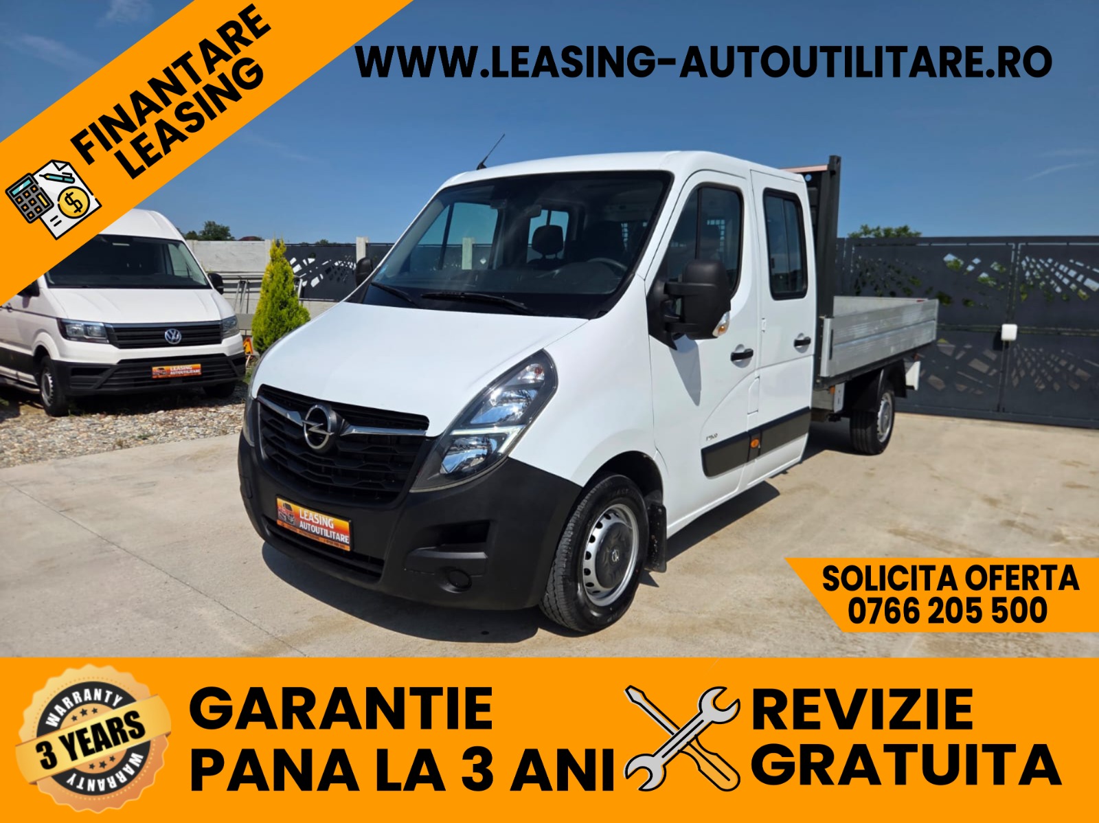 OPEL NEW MOVANO DOKA 7LOCURI+BENA L=3.20M