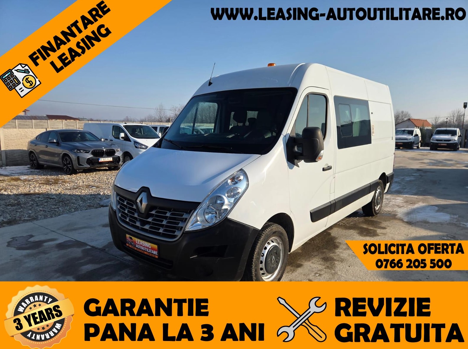 RENAULT MASTER DOKA 7LOCURI+DUBA