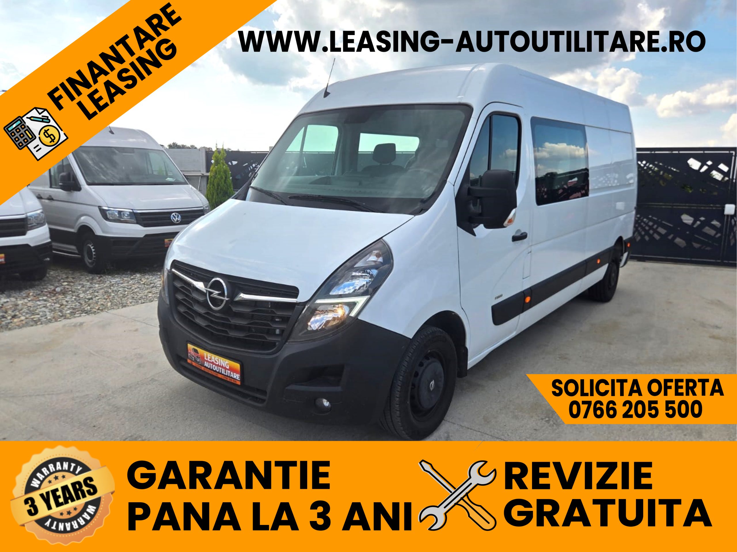 OPEL NEW MOVANO 6 LOCURI+DUBA L=3.00M
